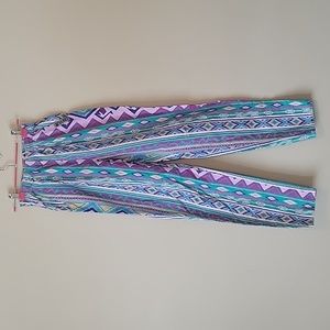 Vintage Bright Patterned Pants